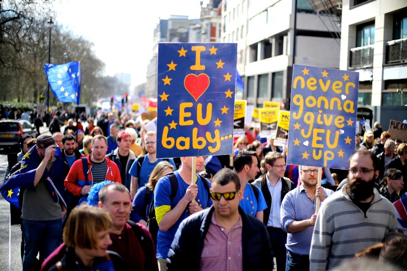 pro eu protest